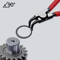 Knipex 46 21 A21 Seegeringzange Passend für (Seegeringzangen) Außenringe  19-...
