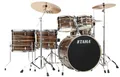 TAMA Imperialstar Drum Set 6 teilig - Coffee Teak Wrap  HW + MEINL Cymbals