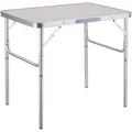 Tectake Campingtisch Lothar Klappbar Wetterfest  75 x 55 x 68 cm Grau