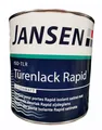 Türen Lack Lack Farbe  ISO Türenlack Rapid weiß Seidenmatt Jansen  750ml