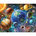 Fototapete Kinder Weltraum Planeten Mondlandung Papiertapete Kinderzimmer Tapete