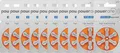 60x Varta Power One Hörgerätebatterien Gr. 13 PR48 10x6er Blister Orange