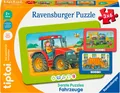 Ravensburger Puzzle tiptoi® 3 erste Puzzles: Fahrzeuge, 12 Puzzleteile, Made in Europe