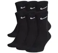 NIKE Everyday Cushioned Crew Socken (6 Paar) Farbe: Schwarz/Weiß (010); Größe: M | EUR 38-42 | UK 5-8