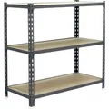 PROREGAL Schwerlastregal Small Muli HxBxT 100 x 110 x 50 cm 3 Fachböden Fachlast 200 kg Grau
