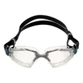 Aquasphere Kayenne Pro, Schwimmbrille, Triathlonbrille, 180 Grad Panorama-Sicht, individuell anpassbare Passform und hervorragende Dichtigkeit