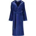 Cawö Home - Damen Bademantel Kapuze 825 - Farbe: blau - 11 - XS 202CA1337