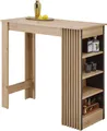 Stolkom Sp.z.o.o. Bartisch Mojito B/H/T 115x103x50 cm (1-St), Beidseitig montierbar, 4 offene Fächer