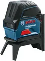 Bosch GCL 2-15 Professional Linienlaser (0601066E00), Arbeitsbereich 15 m, inkl. Schutztasche und Laserzieltafel