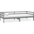 vidaXL Tagesbett Grau Kiefer Massivholz 90x200 cm787212