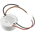 ChiliTec LED-Trafo "CT-12E-V2R", 0,5-12W rund Ein 220-240V, Aus 12V= Konstantspannung