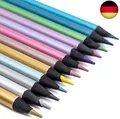 Metallic-Buntstifte, Zeichenstift, 12 Farben