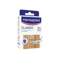 Beiersdorf AG Hansaplast Classic Pflaster, Zuschneidbare Wundversorgung mit starker Klebkraft, 1 Packung = 2 Meter x 6 cm 1265