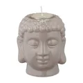 Buddha Teelichthalter, Buddha Figur, Deko-Buddha, Teelichterhalter, Buddha Kopf