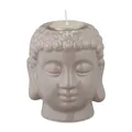 Buddha Teelichthalter, Buddha Figur, Deko-Buddha, Teelichterhalter, Buddha Kopf