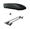 Dachbox MAA400L matt + Dachträger Rio 120 für Skoda Roomster 5J ab '06