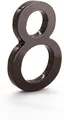 Montague Metal Products Powder Coated Black MHN-06-F-RB1 Schwimmende Hausnummer