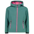 CMP - Kid's Jacket Fix Hood 3A29385 - Softshelljacke Gr 176 türkis