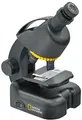 National Geographic 40-640x Mikroskop mit batteriebetriebener LED Durchlichtbeleuchtung, höhenverstellbarem Objekttisch, Smartphone Adapter und umfangreichem Zubehör, schwarz