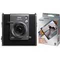 Fujifilm Instax Wide EVO schwarz + Instax Wide Brushed Metal Film