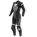 Dainese Fulminea Lady Zweiteiler black white Gr. 40 Damen Lederkombi