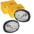 2x HELLA HALOGEN SCHEINWERFER OVAL 12V SCHEINWERFER SATZ | 1AB 996 157-081