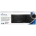 MediaRange Tastatur USB 2.0 mit Chip-Karten Terminal schwarz - Schwarz