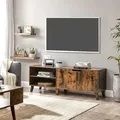 VASAGLE Lowboard TV-Schrank, Lange 140cm, für Fernseher bis zu 65 Zoll - Braun