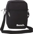 Bench. Schultertasche OTI301X Bench stylische Cross Body Polyester (Schultertasche), Unisex Polyester Schultertasche, Umhängetasche, schwarz 17cm