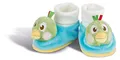 NICI 43944 Babyschuhe Fritz der Spatz mit Rassel, bunt
