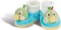 Nici Kuscheltier 43944 - Fritz der Spatz - Babyschuhe mit Rassel