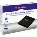 Verbatim External Slimline Optisches Laufwerk Blu-ray Rw Schwarz