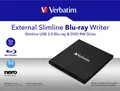 0023942438908 Verbatim External Slimline Optisches Laufwerk Blu-Ray RW Schwarz V