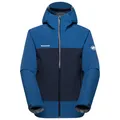 Mammut - Crag Hardshell Hooded Jacket - Regenjacke Gr L blau