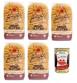 5x Gnocco sardo 400 g Senza Glutine Glutin free, glutenfrei Pasta Noodles + Italian Gourmet Polpa 400 g