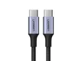 UGREEN Kabel USB Typ C 100 W Power Delivery Quick Charge 3.0 Kabel grau Smartphone-Kabel, (200 cm)