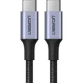 Kabel Ugreen USB-C zu USB-C 100W QC PD FCP 5A 2m Schwarz Schnellladenkabel