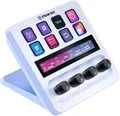 Elgato Stream Deck + White, Audiomixer, Live-Produktion und Studio-Controller fü