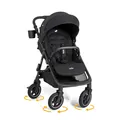 Joie Mydrift City Sportwagen Buggy Kinderwagen 360 Grad Räder Raven TOP