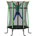 HOMCOM Kids Trampoline Stahl Kunststoff Ø163,5 x H190 cm
