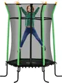 HOMCOM Kinder Trampolin Ø163,5 cm, Indoor Trampolin, Kindertrampolin bis 50 kg