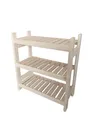 Stolarstwo Wochnik S.C. Holzregal Standregal Modulares Regal Stapelbar Kellerregal Haushaltsregal Kiefer Breite 25 cm Lange 44 cm Höhe 45 Oder 60 cm 2 Oder 3 Einlegeböden (60x44x25 cm 3 Einlegeböden)