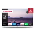 THOMSON 40 Zoll (101 cm) LED HD Weiß Smart Android TV, Google Assistant, Wi-Fi, Dolby Digital, Bluetooth, Triple-Tuner, HDMI, CI, A Panel – 40FA2S13W