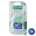 3x Gum Interdentalbürsten 30 Stk. Picks Pro Medium