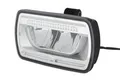 HELLA 1FE 016 773-011 LED-Fernscheinwerfer - Jumbo LED - 12/24V - rechteckig - Referenzzahl: 25 - Anbau - glasklare Streuscheibe - Lichtscheibenfarbe: glasklar - Kabel: 800mm - links/rechts