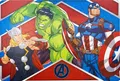 Marvel Avengers Tischunterlage Tischset Platzdeckchen Malunterlage 43 x 28 cm