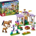 LEGO 41746 Friends Reitschule Set mit 2 Spielzeug-Pferden, Aliya und Mia Mini-Puppen, Reitstall- und Pferdespielzeug, Tierpflege-Geschenk für Kind... - Bronze