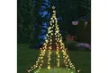 BURI Lichterkette XXL 4 Meter Lichterpyramide 400 LEDs Lichterkette Beleuchtung