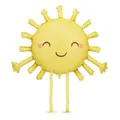 Partydeco Folienballon Sonne - leer (1x) (FB280-084)