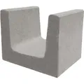 EHL U-Stein, BxHxL: 50 x 40 x 40 cm, Beton - grau